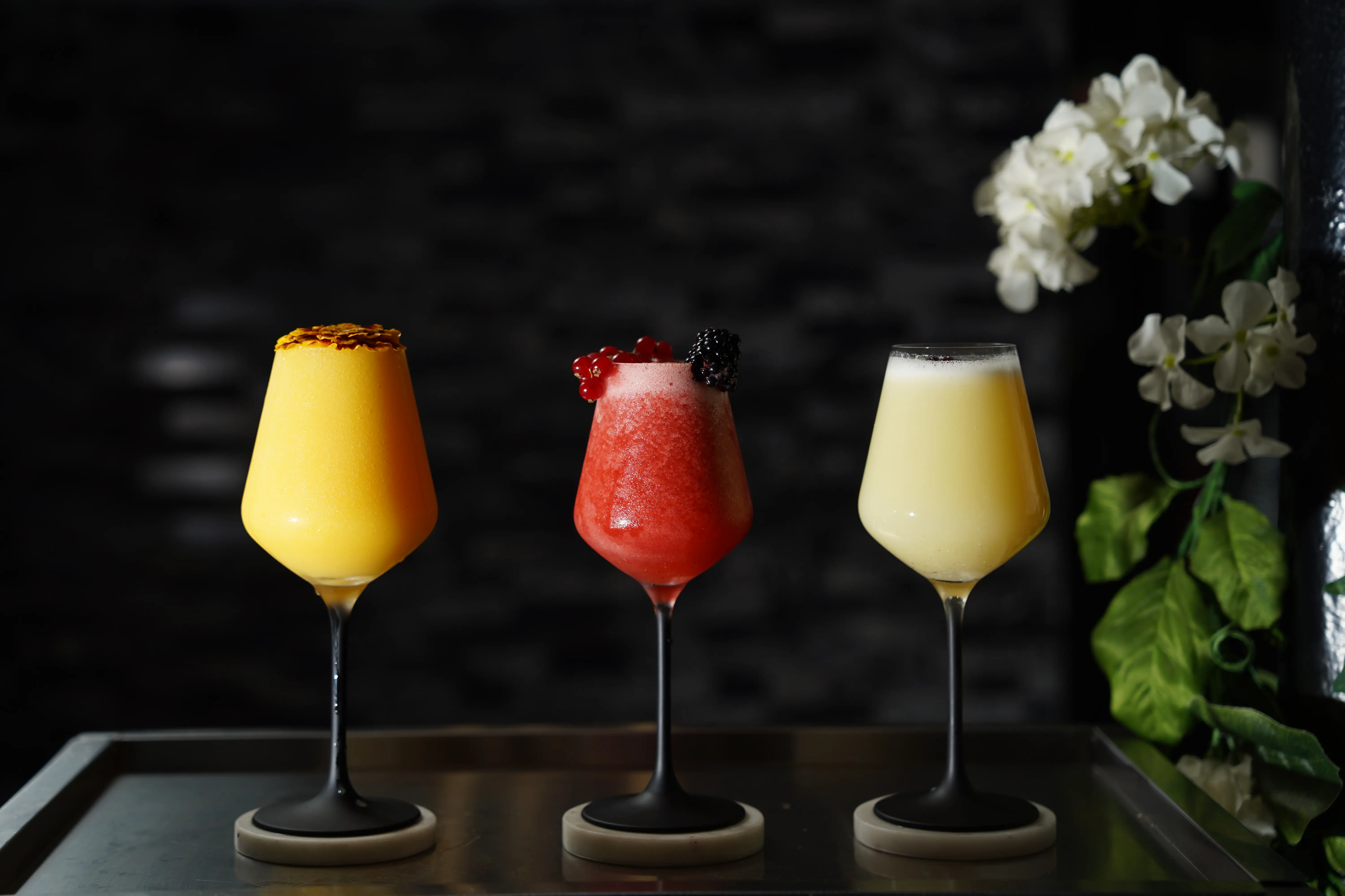 Trio de cocktails